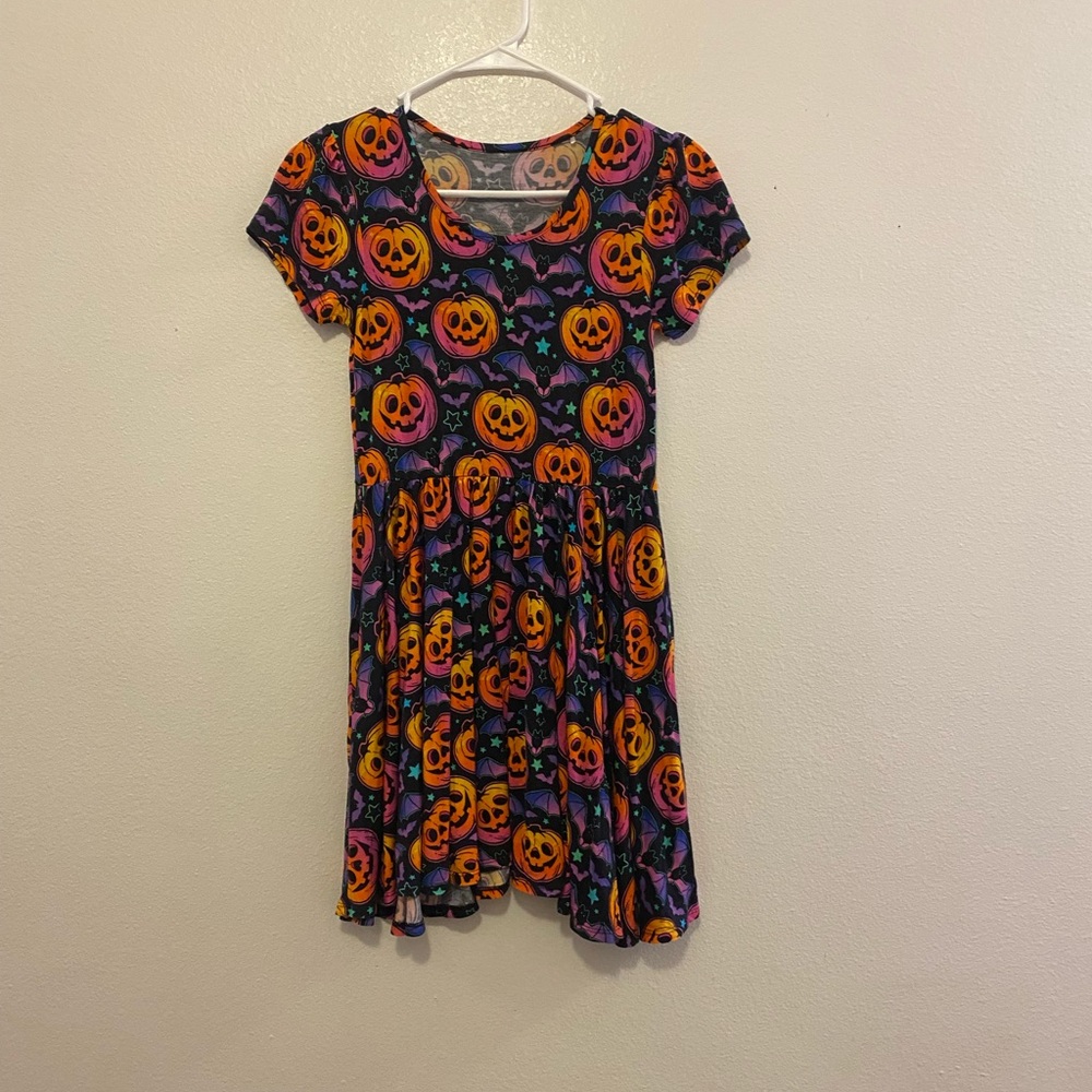Little Snuggles Bamboo Halloween Pumpkin Dress